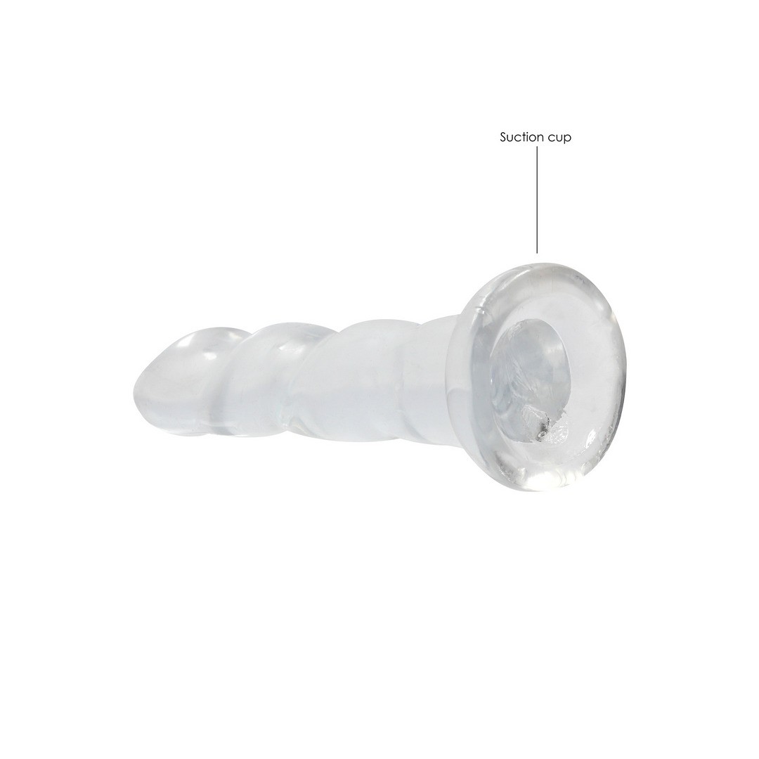 DILDO NON-REALISTIC CRYSTAL CLEAR 7 /17 CM REALROCK - Imagen 3