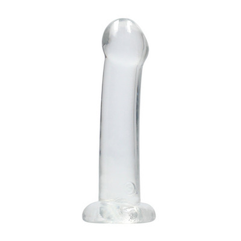 DILDO NON-REALISTIC CRYSTAL CLEAR 7 /17 CM TRANSPARENTE REALROCK - Imagen 7