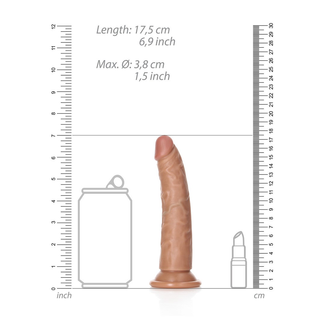 DILDO SLIM REALISTIC 6 /15.5 CM REALROCK - Imagen 6