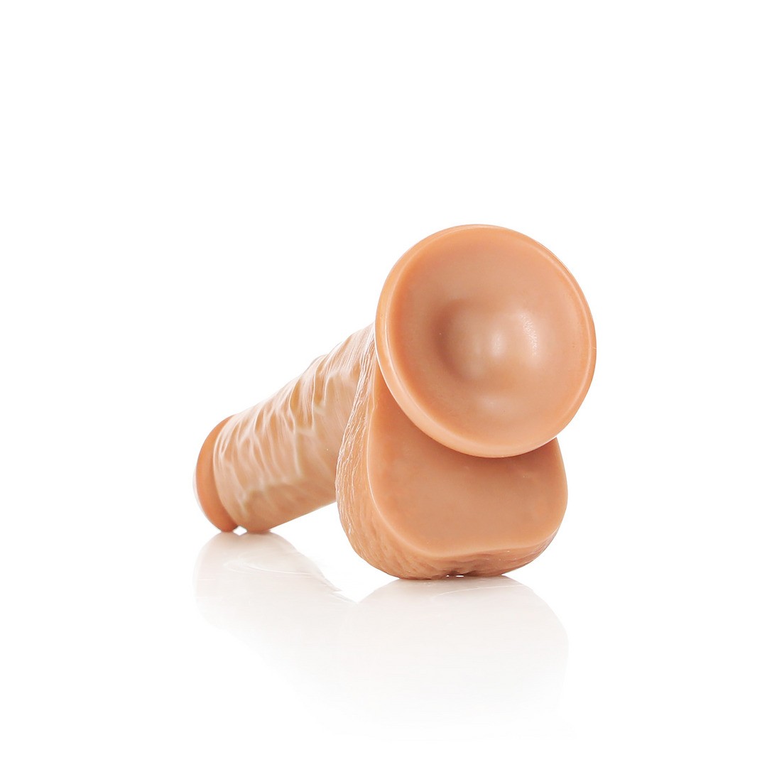 DILDO REALISTA CON TESTICULOS STRAIGHT 7 /18 CM REALROCK - Imagen 5