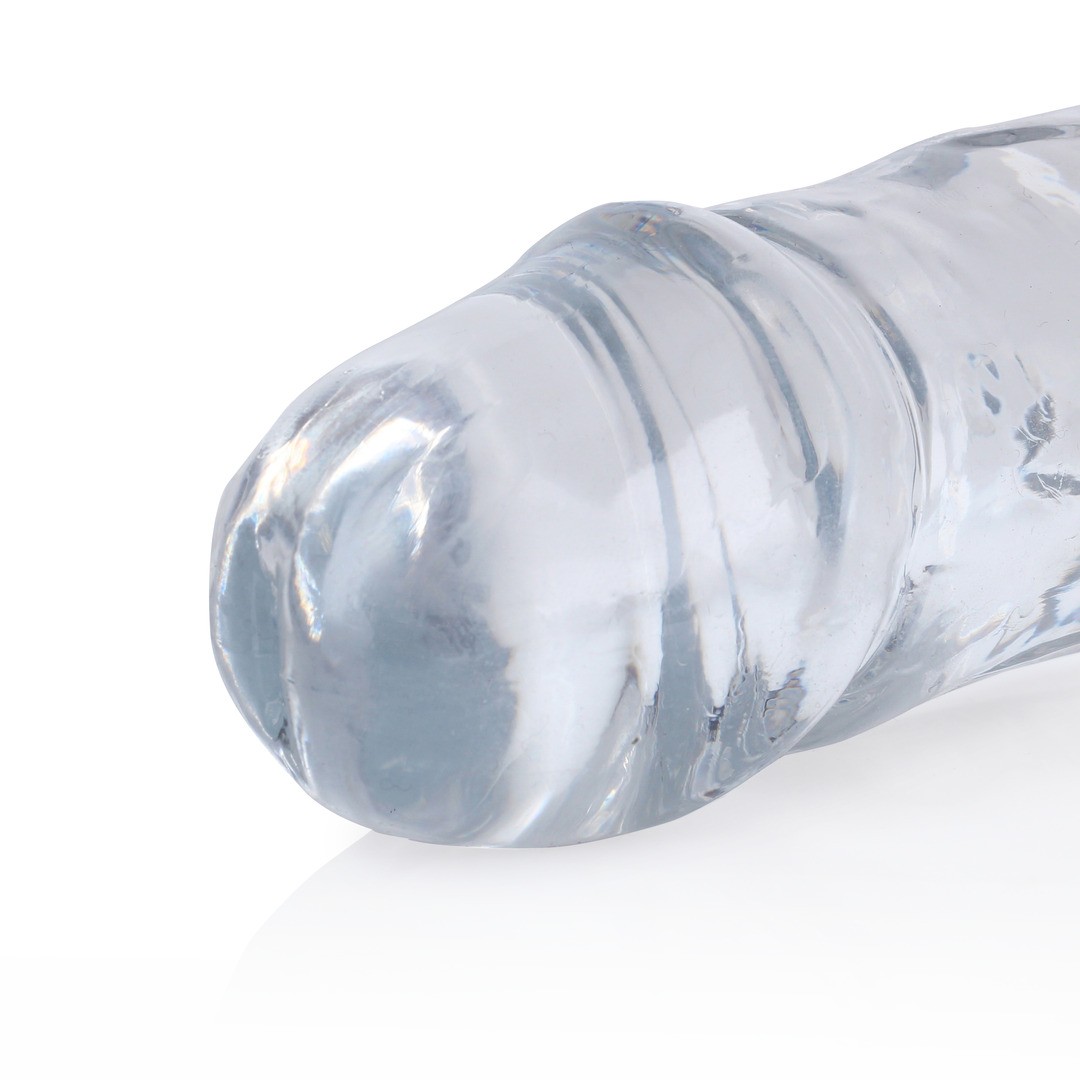 DILDO DOBLE CRYSTAL CLEAR 13 /34 CM TRANSPARENTE REALROCK - Imagen 3