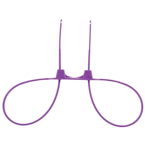 ESPOSAS DESECHABLES DE PLÁSTICO OUCH! ZIP TIE CUFFS MORADAS - Imagen 3