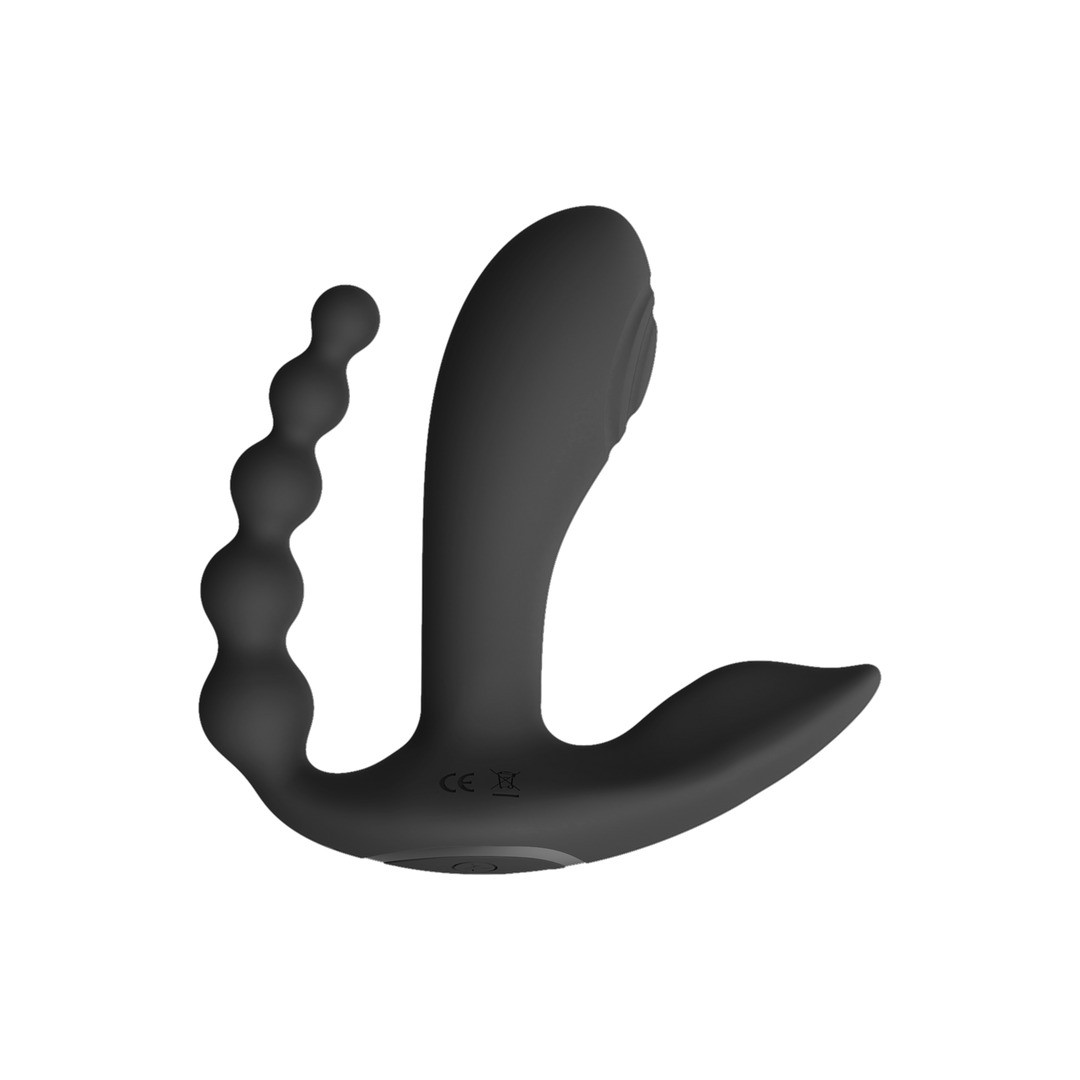ESTIMULADOR CON DOBLE PENETRACIÓN KATA PULSE WAVE NEGRO VIVE - Imagen 4