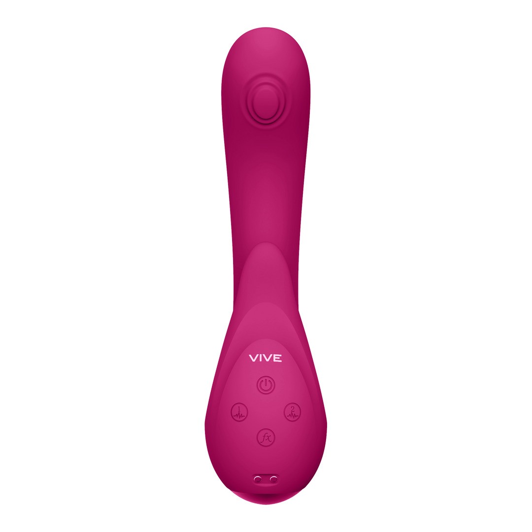 VIBRADOR MIKI PULSE WAVE FLICKERING G-SPOT ROSA VIVE - Imagen 3