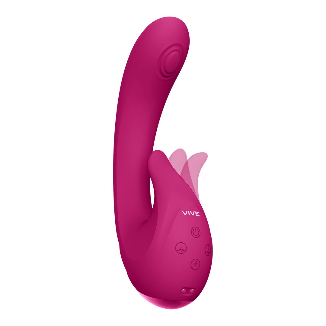 VIBRADOR MIKI PULSE WAVE FLICKERING G-SPOT ROSA VIVE - Imagen 6