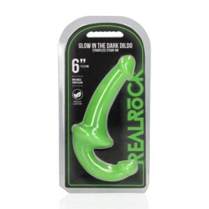 STRAP-ON SIN ARNÉS GLOW IN THE DARK 6'' / 13,5 CM REALROCK