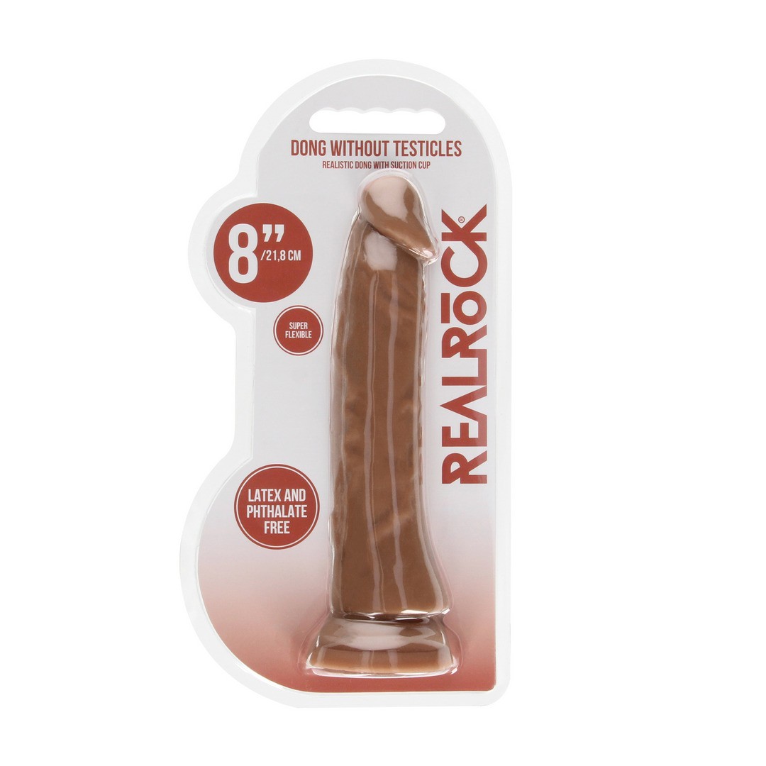 DILDO CON VENTOSA TAN 8 /20 CM REALROCK