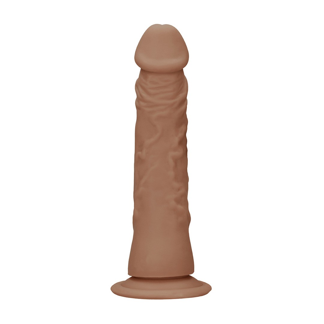 DILDO CON VENTOSA TAN 8 /20 CM REALROCK - Imagen 4