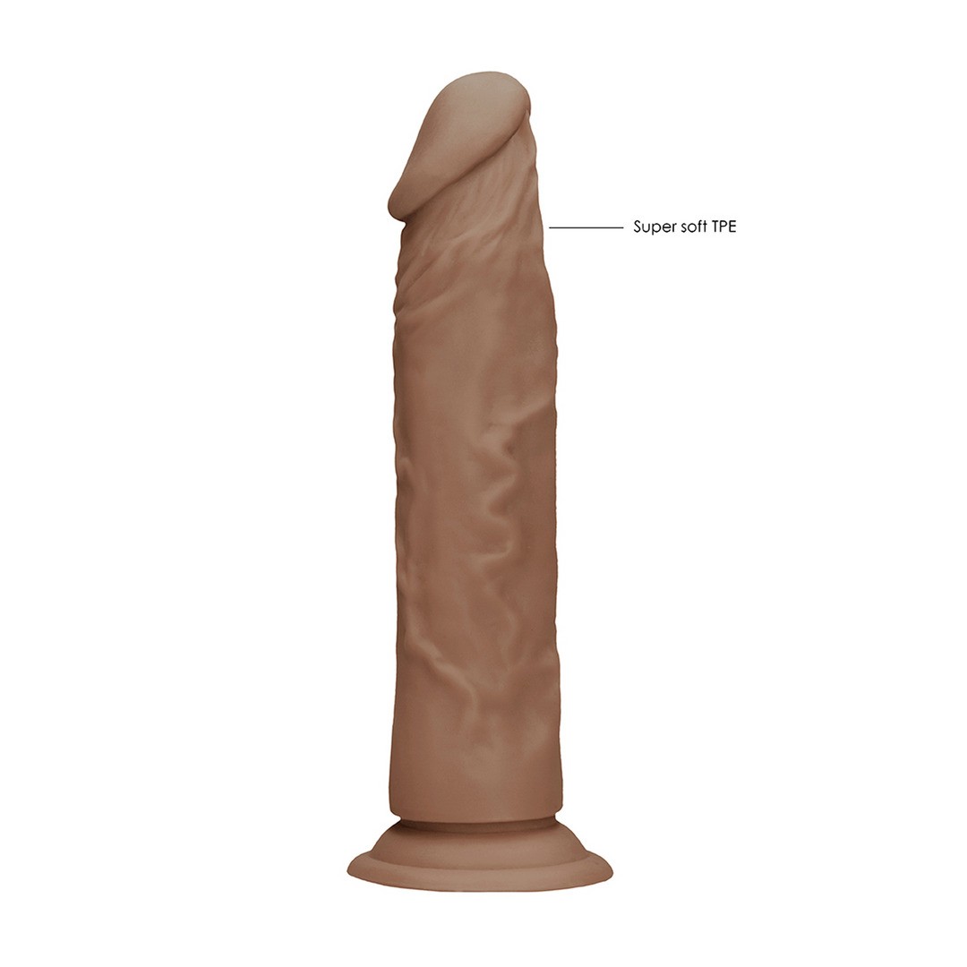 DILDO CON VENTOSA TAN 8 /20 CM REALROCK - Imagen 6