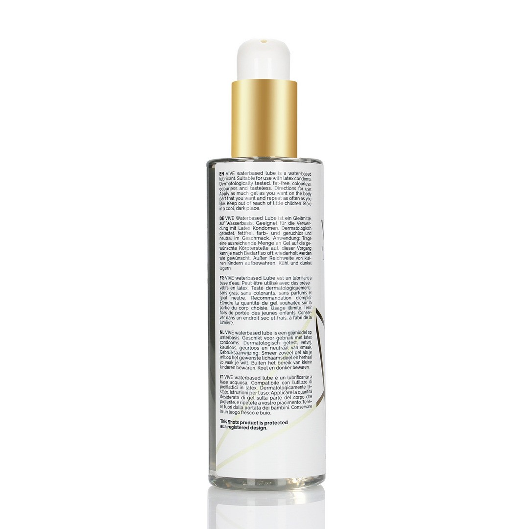LUBRICANTE A BASE DE AGUA 6.76 FL OZ 200 ML VIVE - Imagen 3