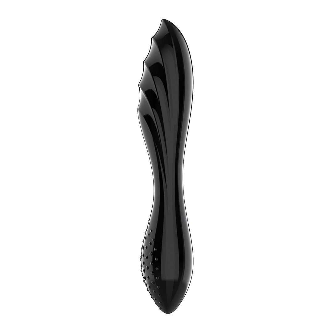 DILDO DE CRISTAL DAZZLING CRYSTAL 1 NEGRO SATISFYER - Imagen 3