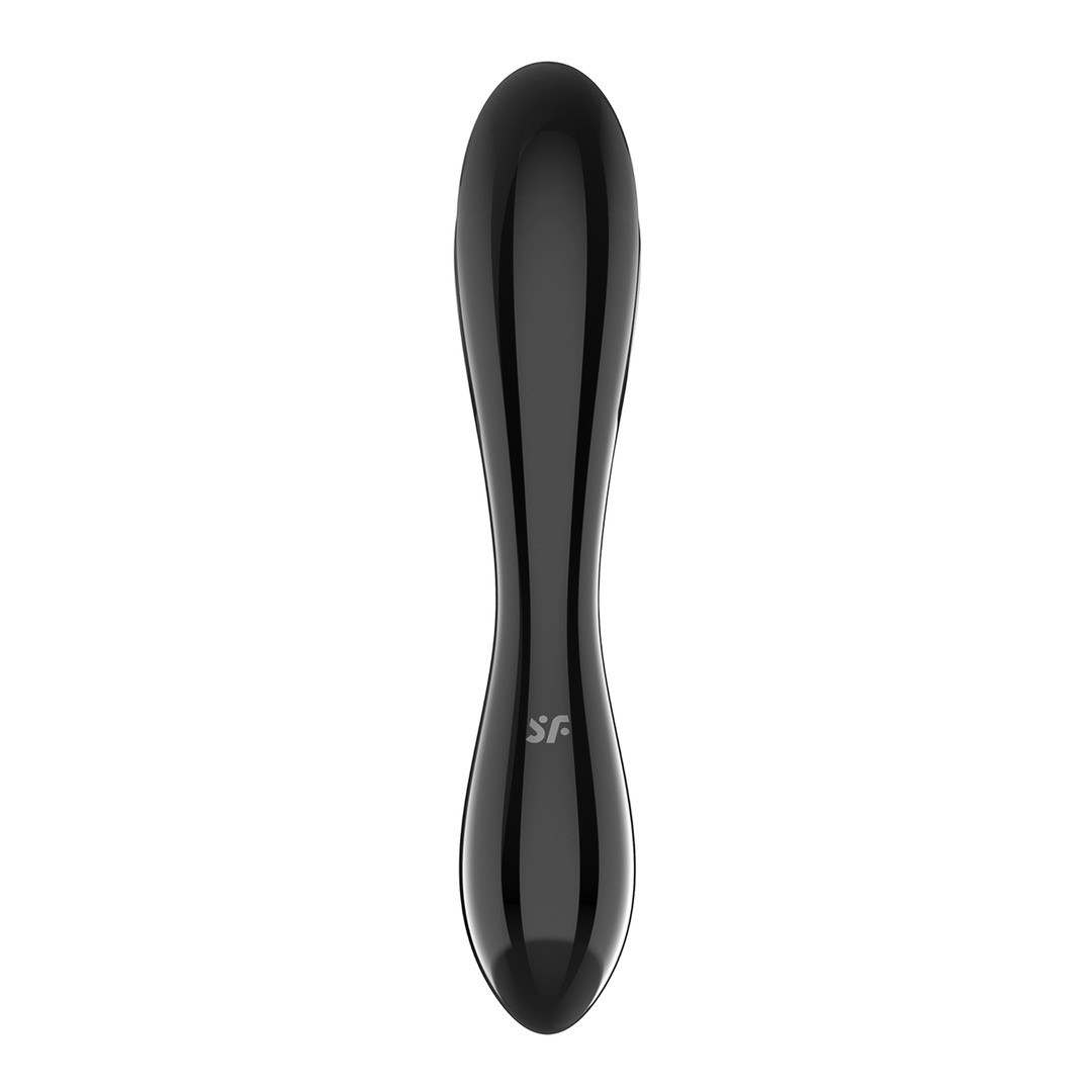 DILDO DE CRISTAL DAZZLING CRYSTAL 1 NEGRO SATISFYER - Imagen 5