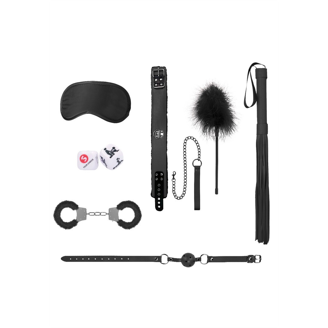 KIT BONDAGE INTRODUCTORY BONDAGE KIT 6 NEGRO OUCH! - Imagen 4