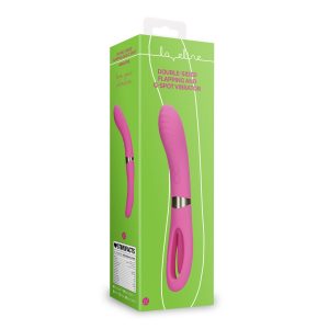 VIBRADOR DOUBLE-SIDED FLAPPING AND G-SPOT EXUBERANT PINK LOVELINE