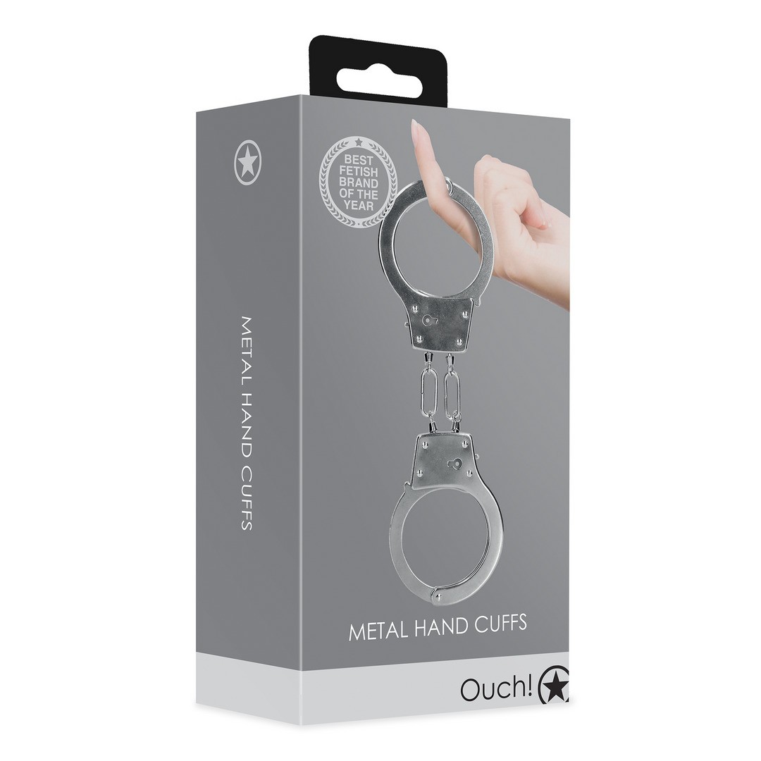ESPOSAS DE METAL PLATEADO OUCH!