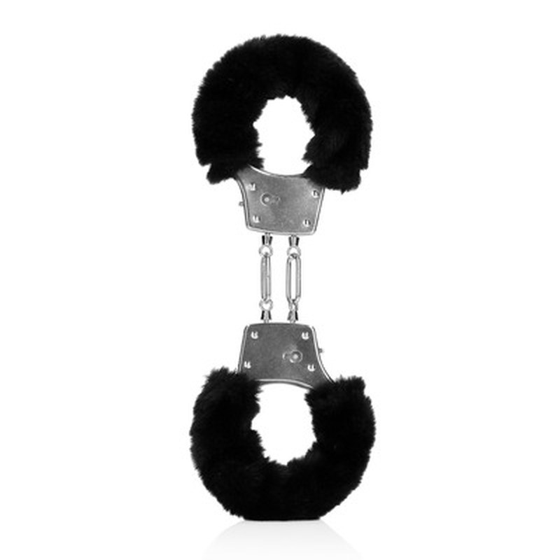 ESPOSAS DE FELPA FURRY METAL NEGRO OUCH! - Imagen 7