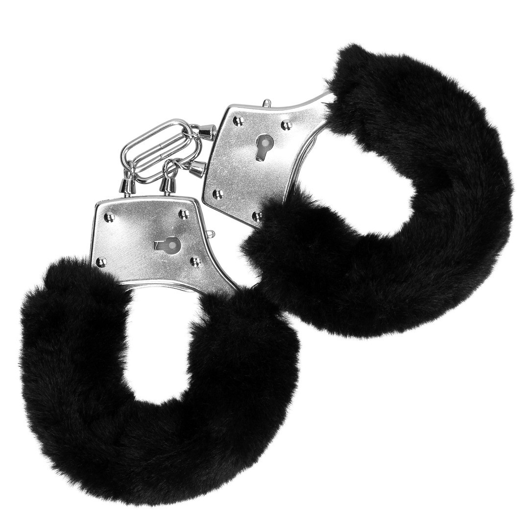 ESPOSAS DE FELPA FURRY METAL NEGRO OUCH! - Imagen 4