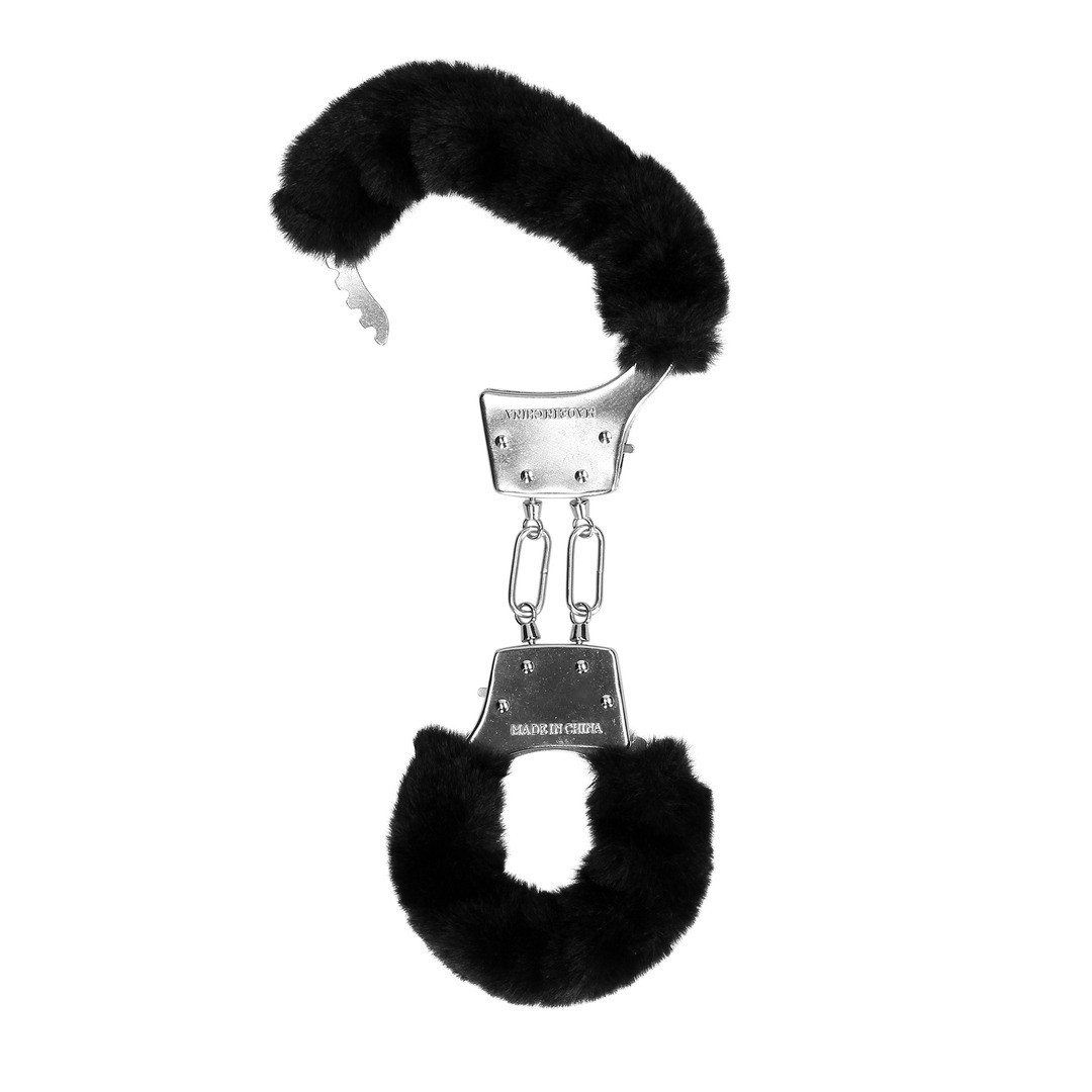 ESPOSAS DE FELPA FURRY METAL NEGRO OUCH! - Imagen 5