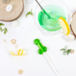 PIRULETA CON FORMA DE PENE Y SABOR A CAIPIRINHA SECRET PLAY