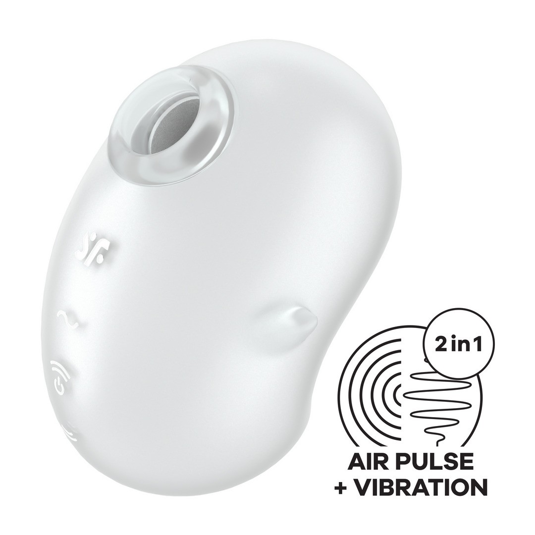 VIBRADOR CUTIE GHOST - AIR PULSE VIBRATOR - BLANCO SATISFYER - Imagen 7