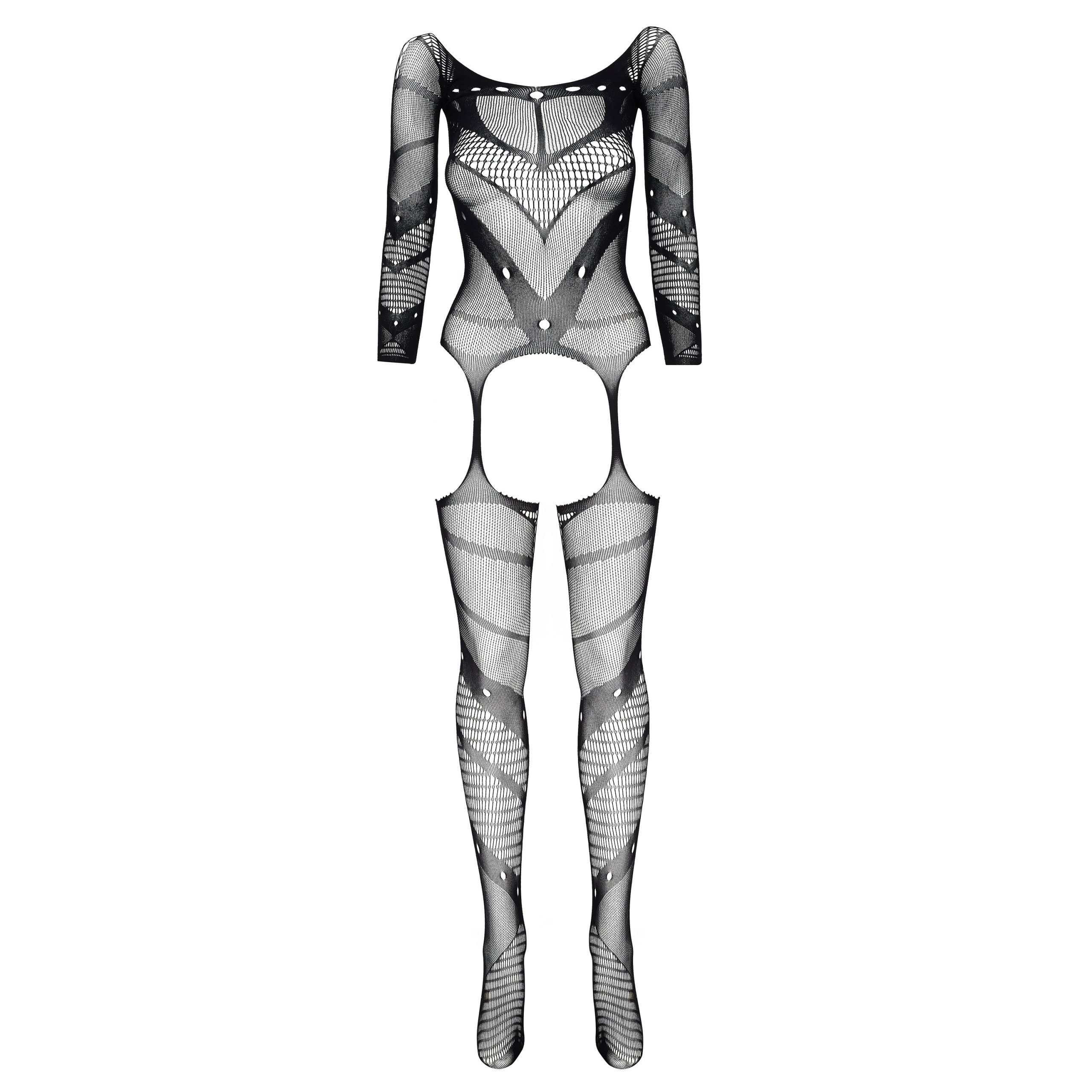 CATSUIT ESMERALDA NEGRO BEAUTY NIGHT FASHION - Imagen 6