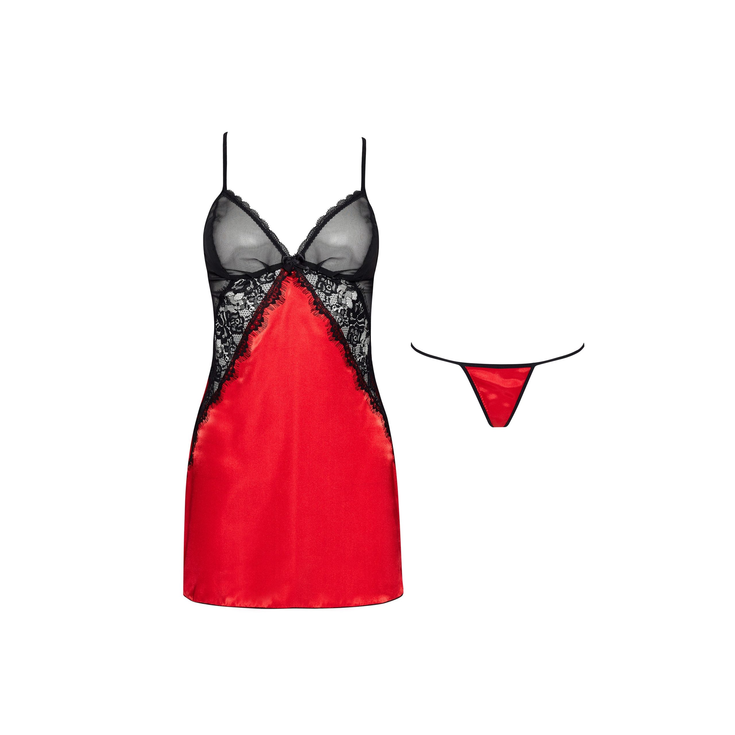 PICARDÍA Y TANGA MARINELA ROJO BEAUTY NIGHT FASHION - Imagen 8