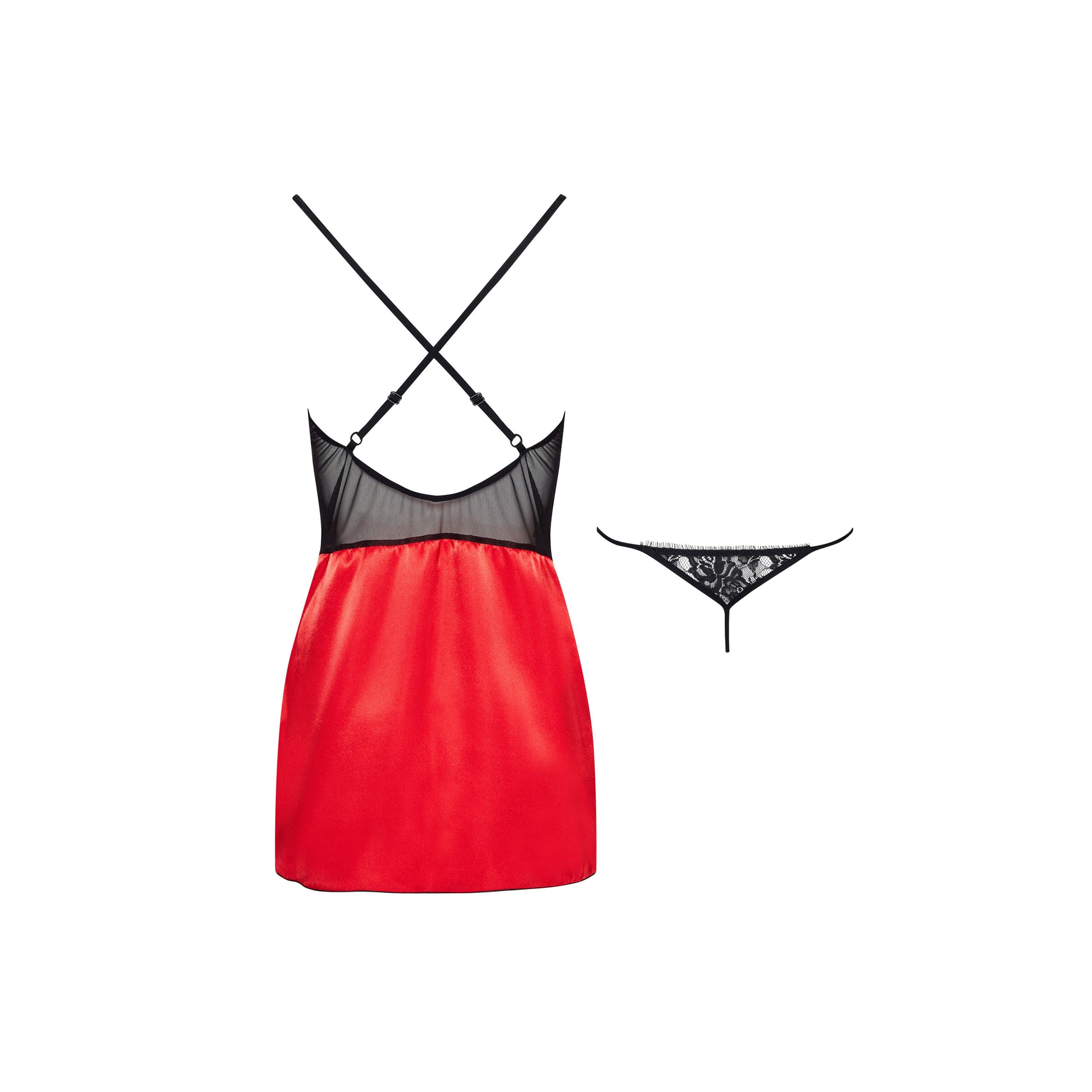 PICARDÍA Y TANGA MARINELA ROJO BEAUTY NIGHT FASHION - Imagen 9