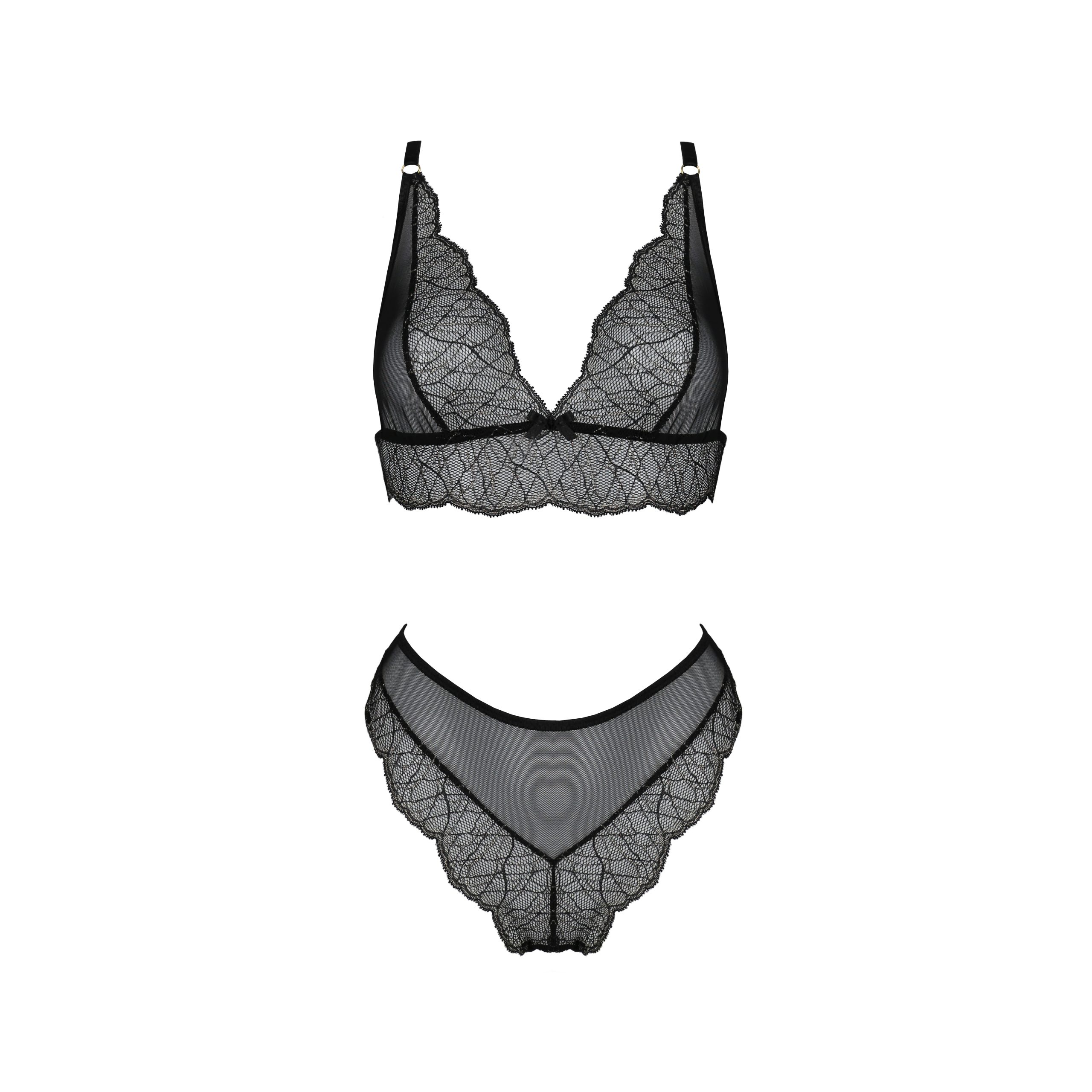 CONJUNTO DE 2 PIEZAS AMBERLY NEGRO PASSION - Imagen 3