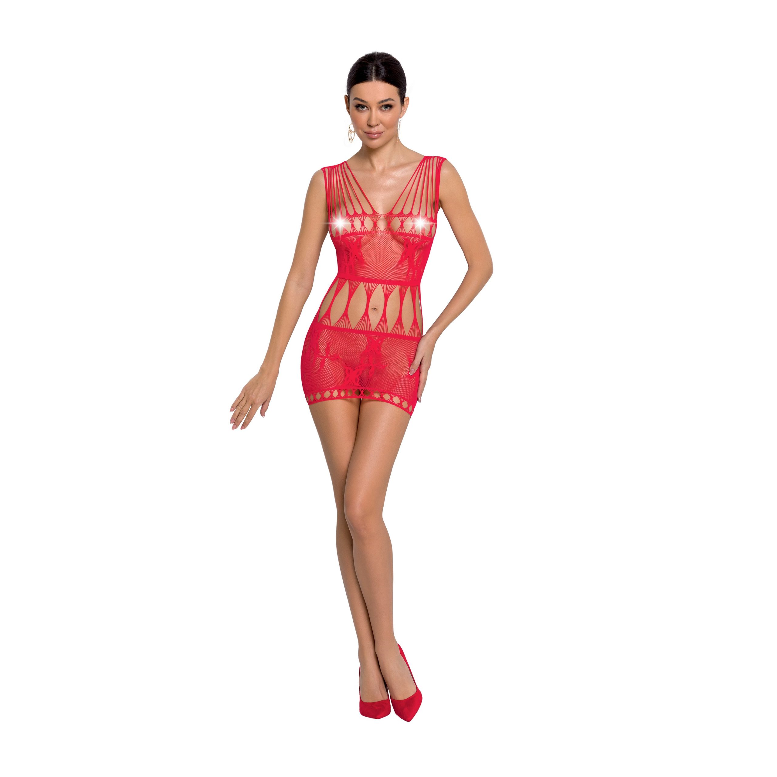 VESTIDO BS090 ROJO EROTIC LINE PASSION - Imagen 3