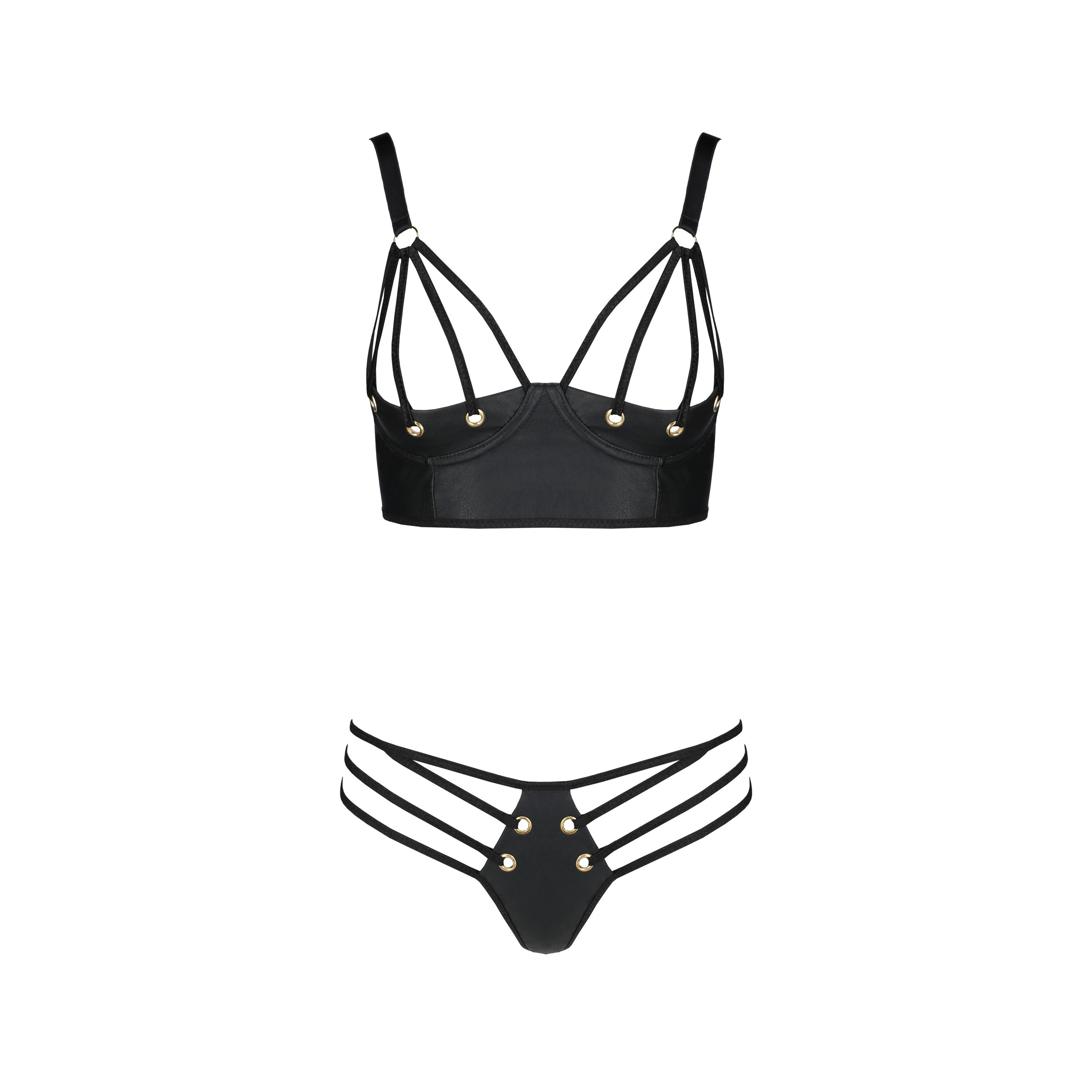 CONJUNTO DE 2 PIEZAS MALWIA BIKINI NEGRO PASSION - Imagen 5