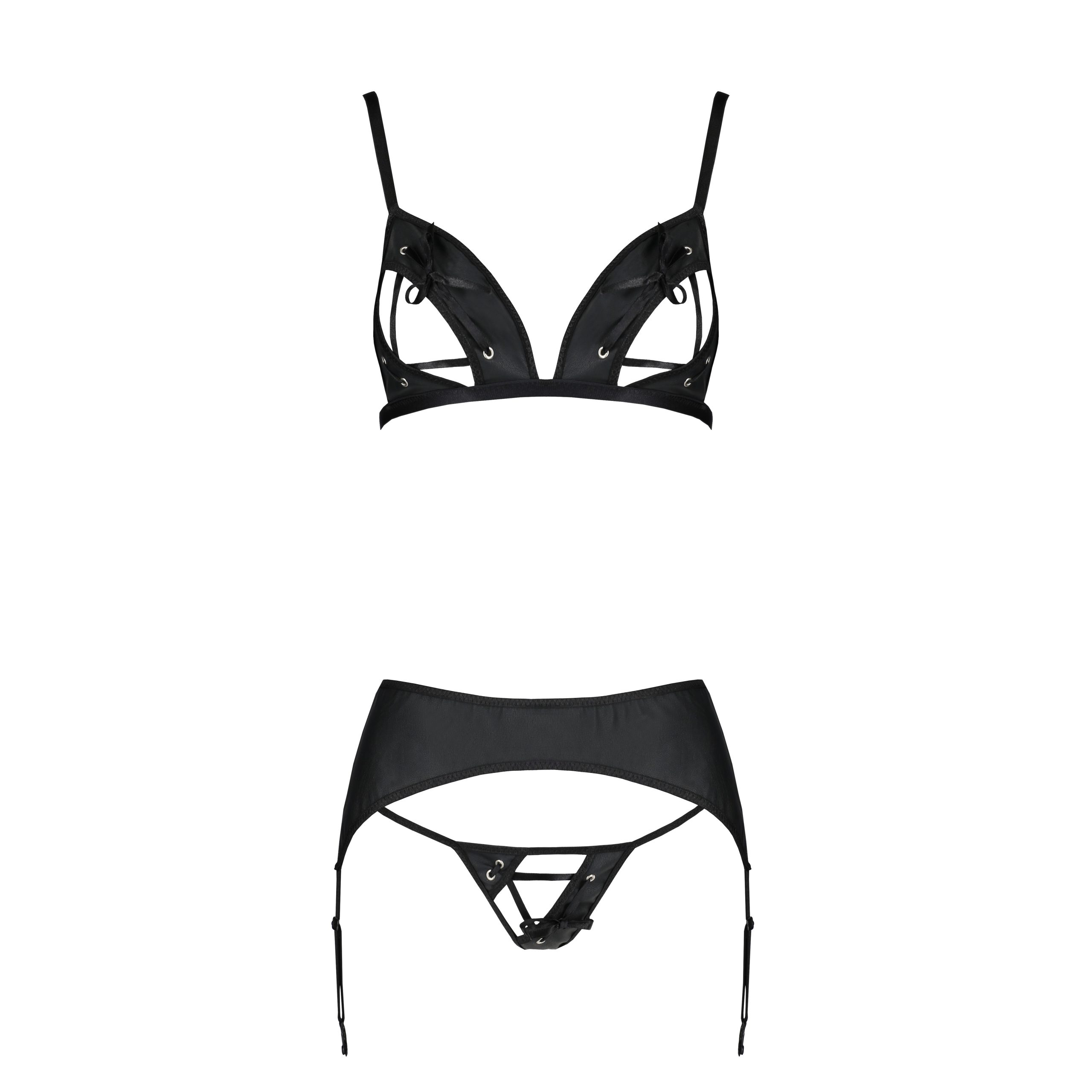 CONJUNTO DE 3 PIEZAS MILEY NEGRO PASSION - Imagen 4