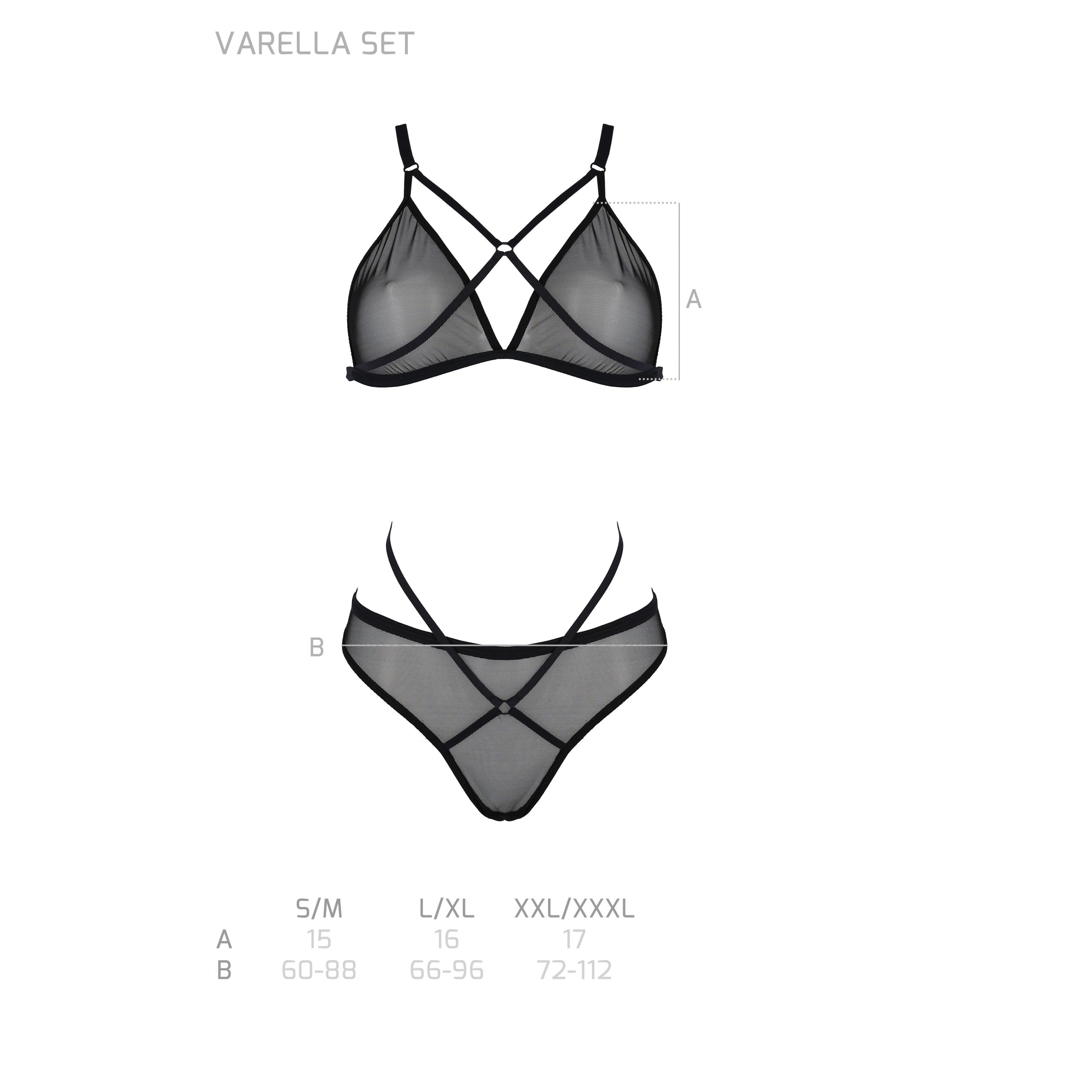 CONJUNTO DE 2 PIEZAS VARELLA NEGRO ECO PASSION - Imagen 4