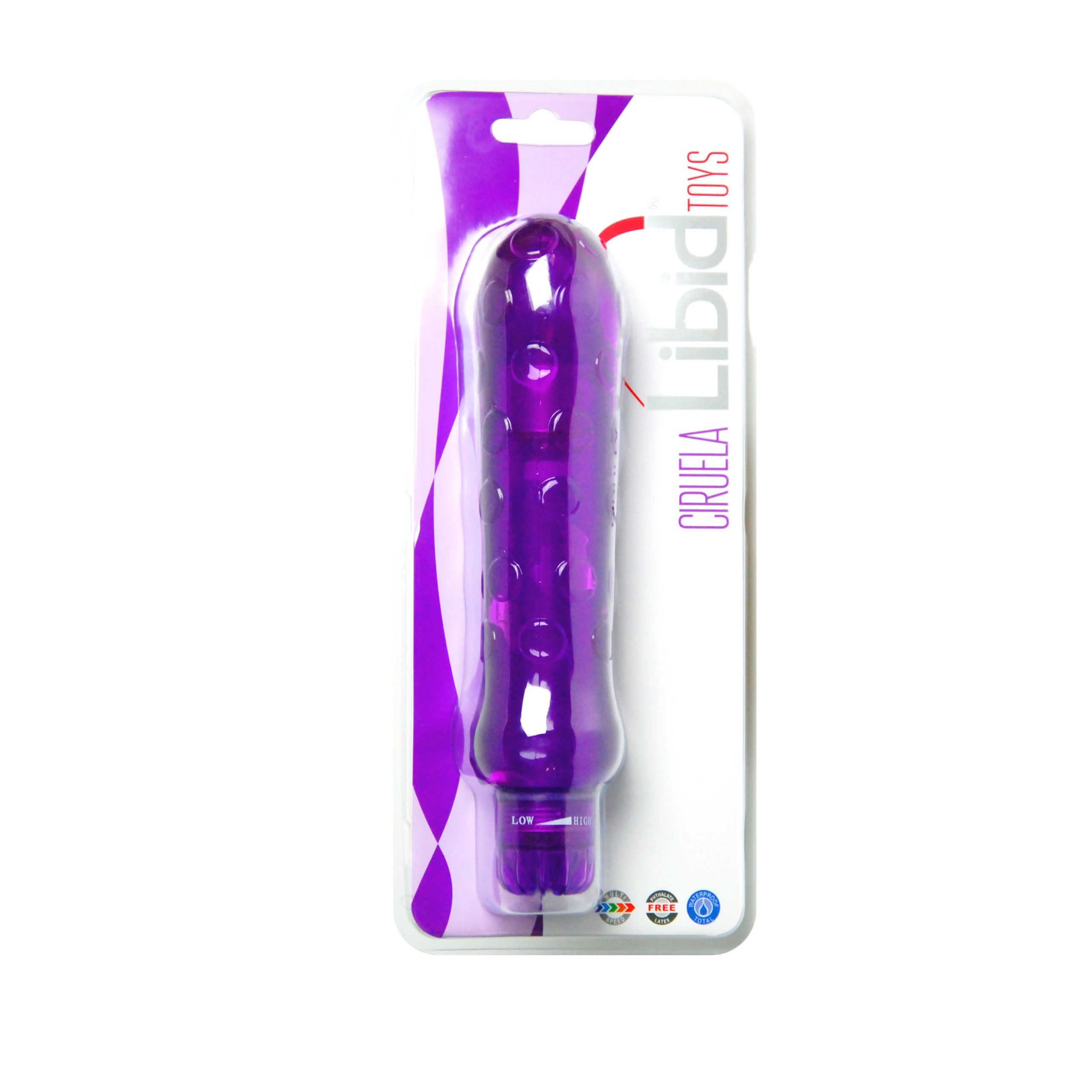 VIBRADOR CIRUELA MORADO LIBID TOYS