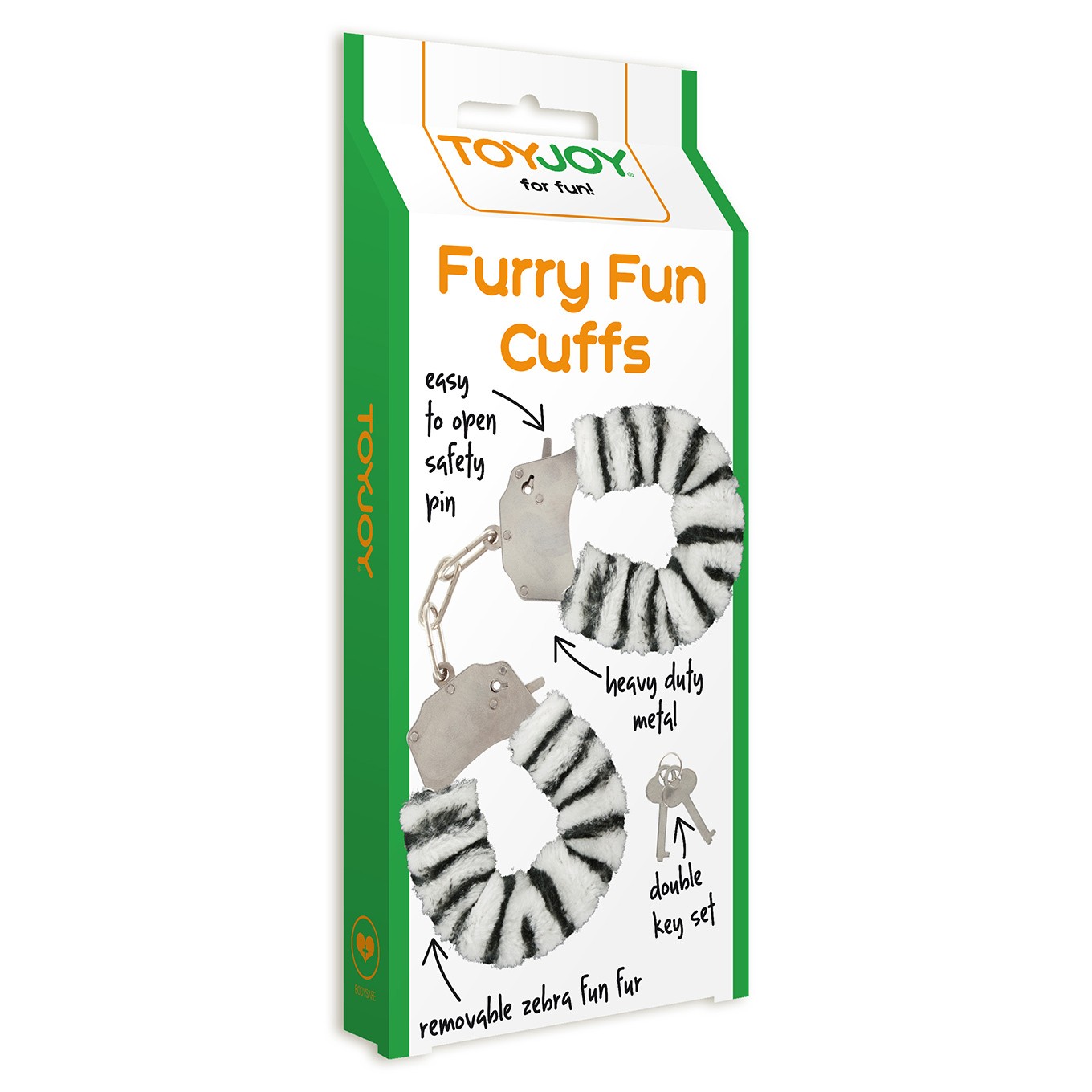 ESPOSAS DE FELPA FURRY FUN CEBRA TOYJOY - Imagen 5