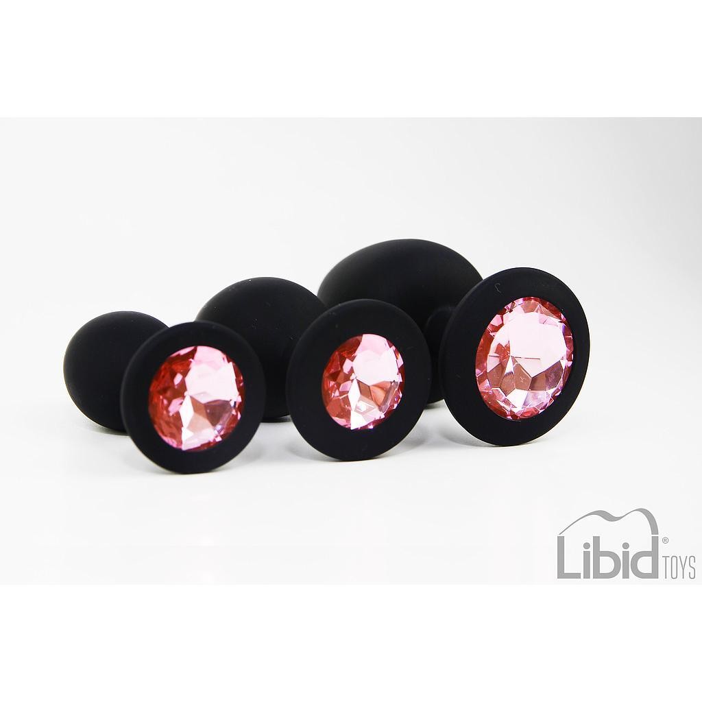 CONJUNTO DE JOYAS DE ENTRENAMIENTO ANAL NEGRO CANDY LUST - Imagen 3