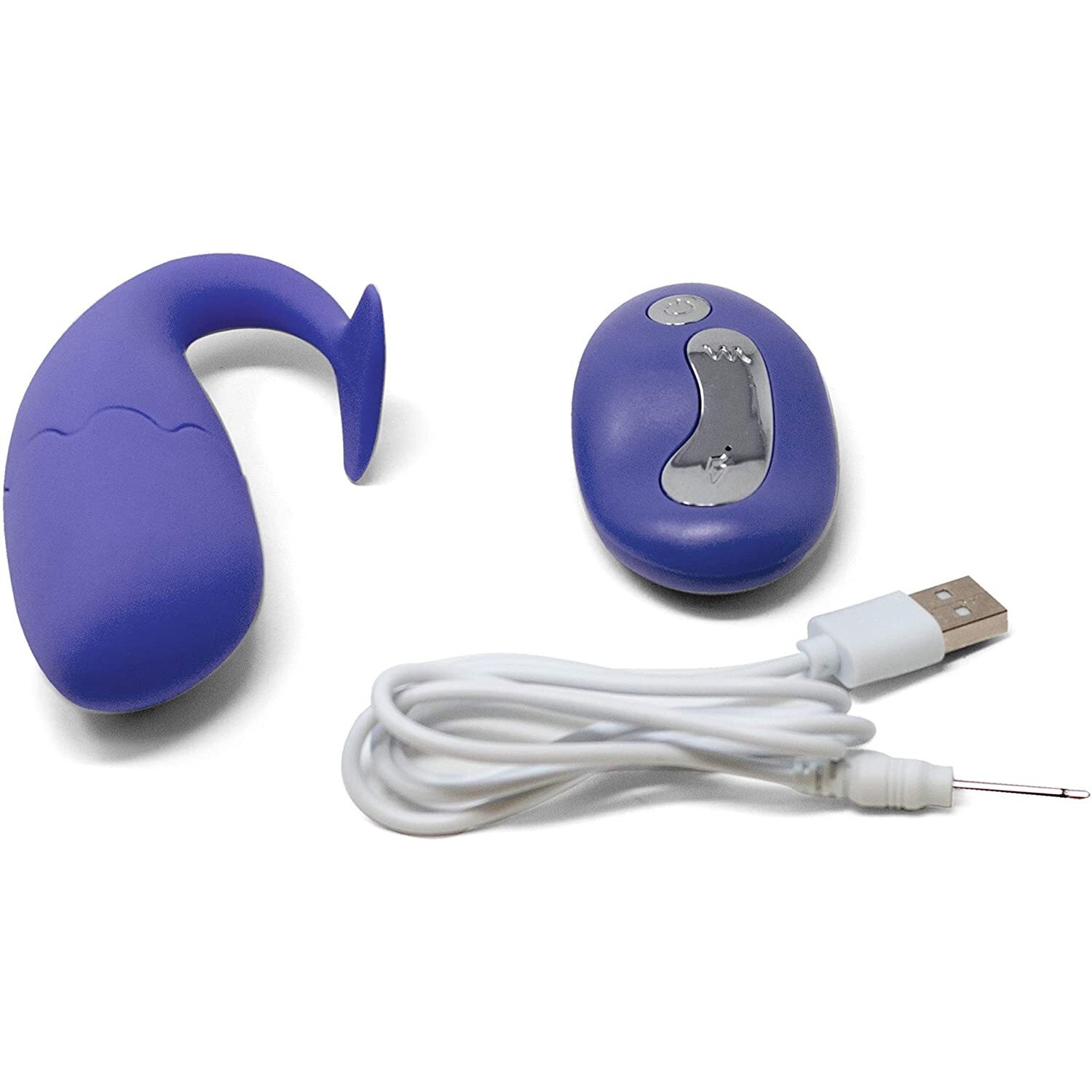 HUEVO VIBRADOR RECARGABLE CON MANDO BARINE MORADO EVOQUE - Imagen 4