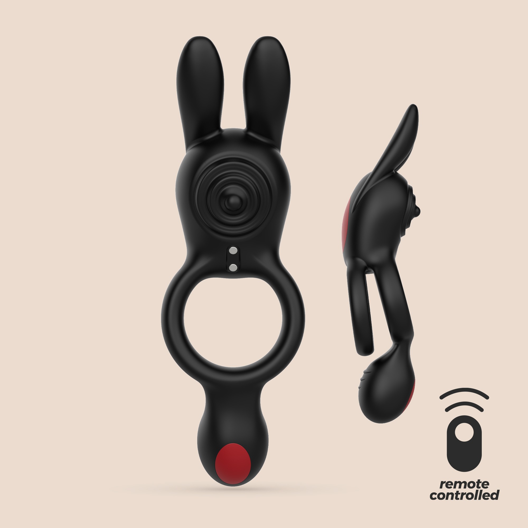 DOBLE ANILLO VIBRADOR CON MANDO A DISTANCIA DINGO CRUSHIOUS - Imagen 9