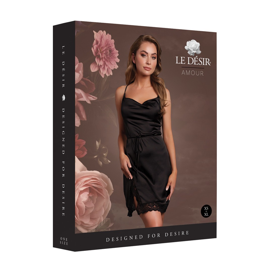VESTIDO OPEN BACK NEGRO LE DÉSIR - Imagen 7
