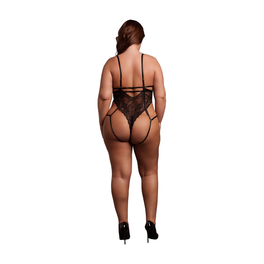 BODY LACE UNDERWIRED NEGRO TALLA QUEEN LE DÉSIR - Imagen 3