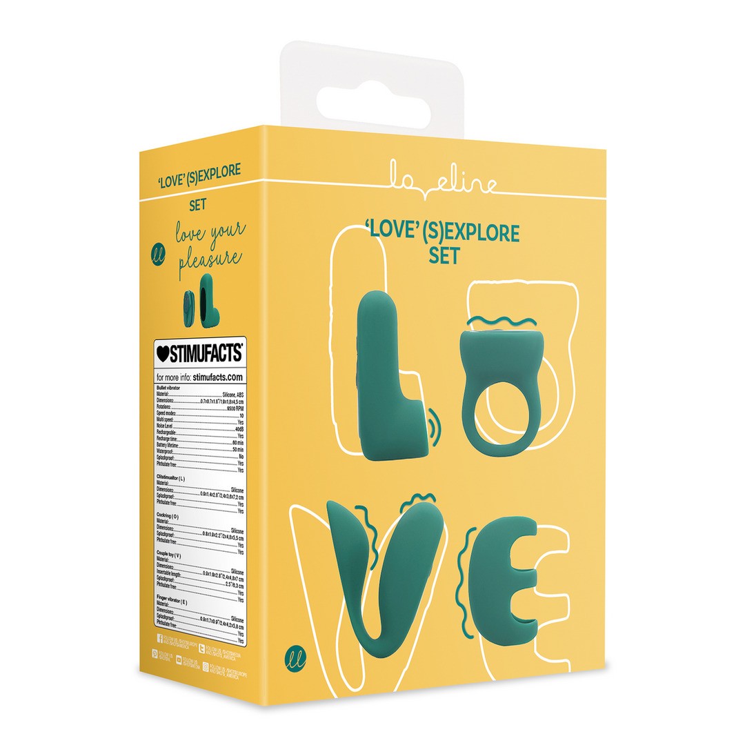 CONJUNTO DE BALA CON 4 ACCESORIOS LOVE' (S)EXPLORE VERDE LOVELINE - Imagen 7