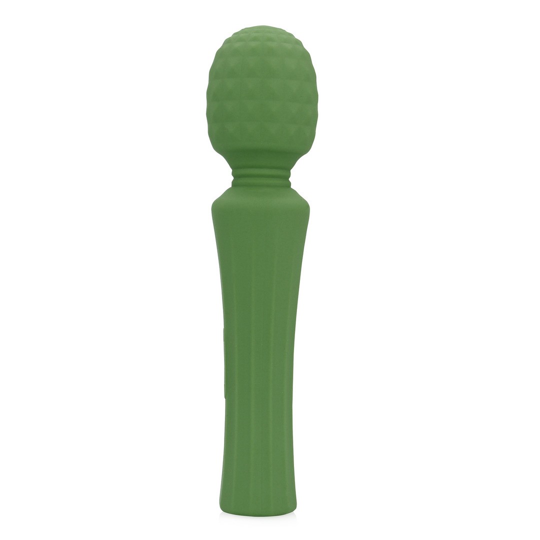 MASAJEADOR POWERFUL WAND VIBRATOR VERDE LOVELINE - Imagen 3