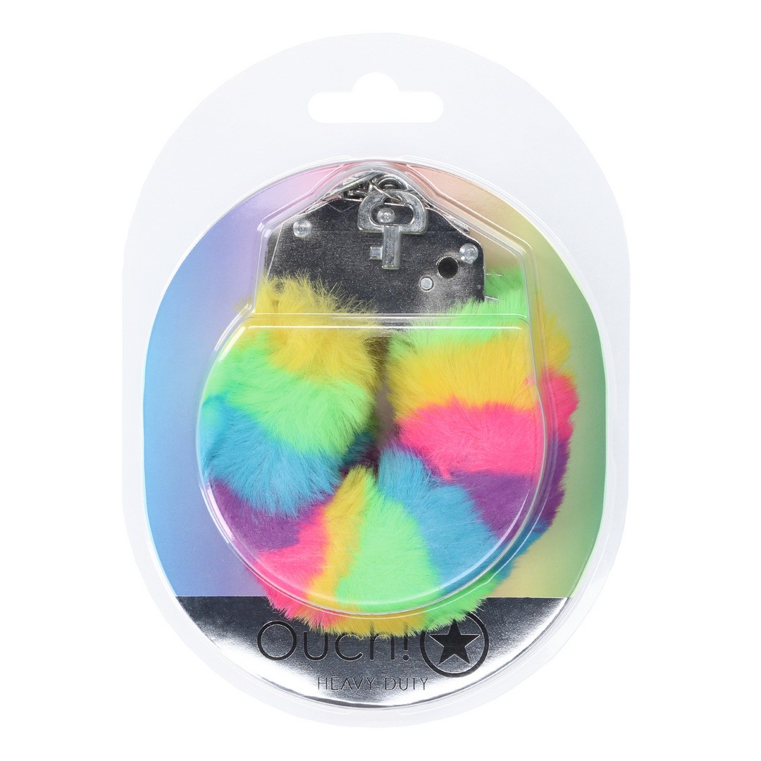 ESPOSAS DE FELPA HEAVY-DUTY FLUFFY MULTICOLOR 1 OUCH! - Imagen 3