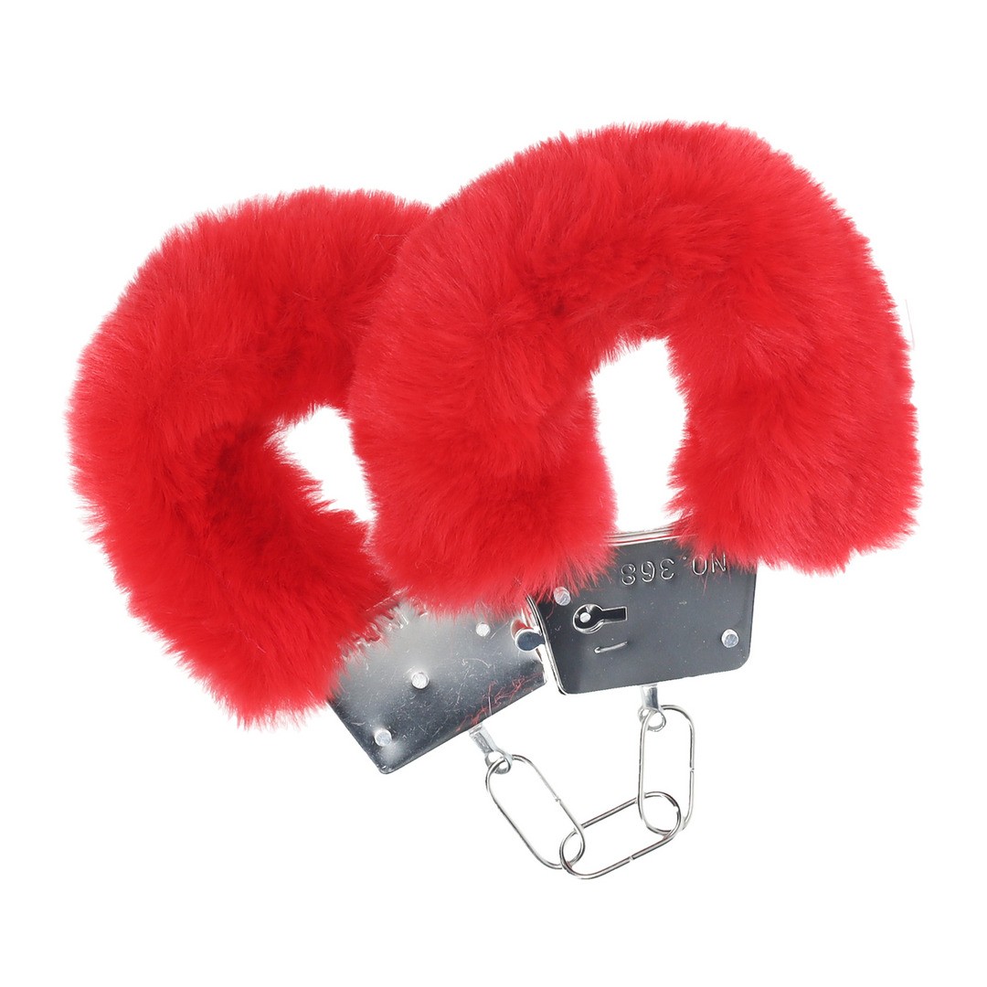ESPOSAS DE FELPA CLASSIC FLUFFY ROJO OUCH!