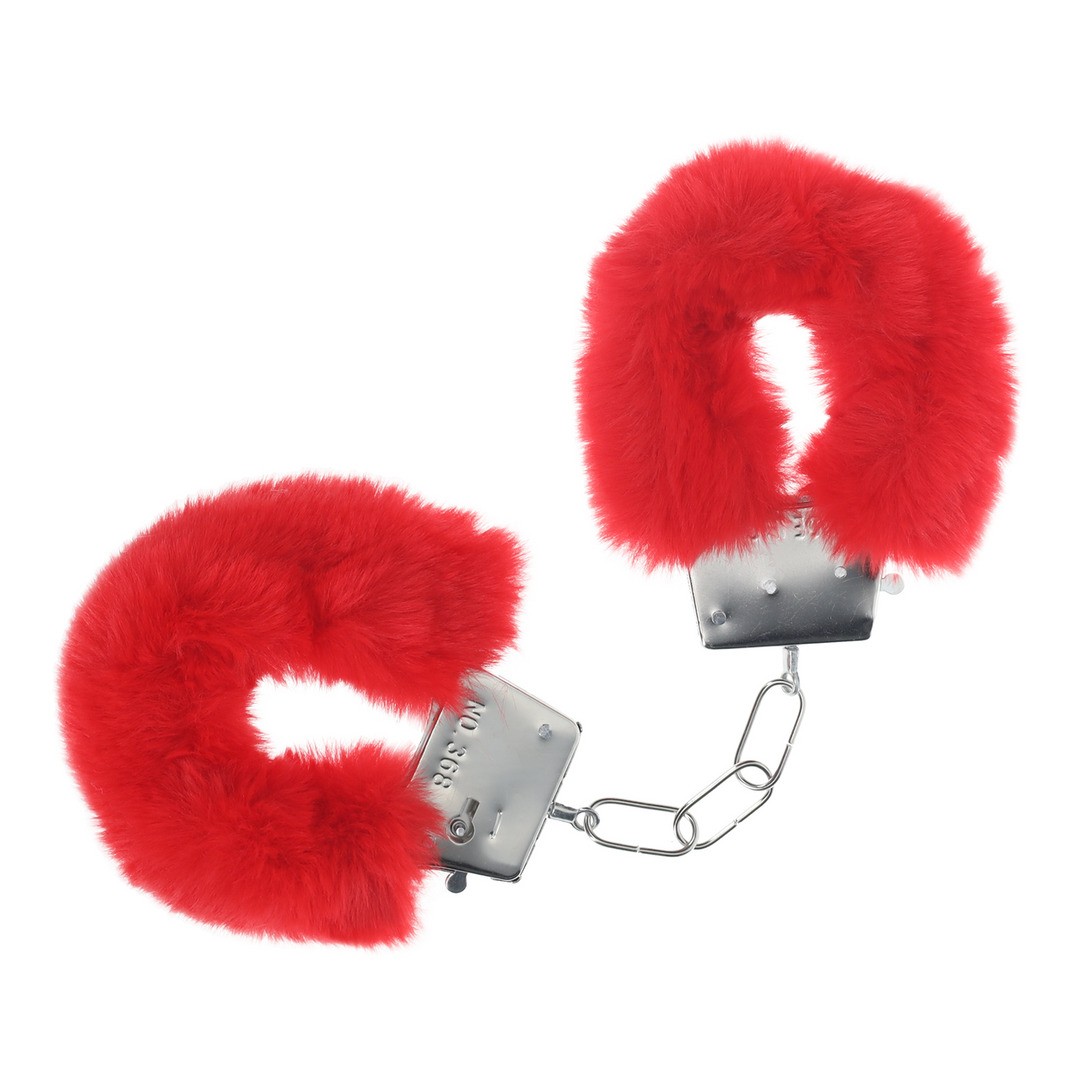 ESPOSAS DE FELPA CLASSIC FLUFFY ROJO OUCH! - Imagen 3
