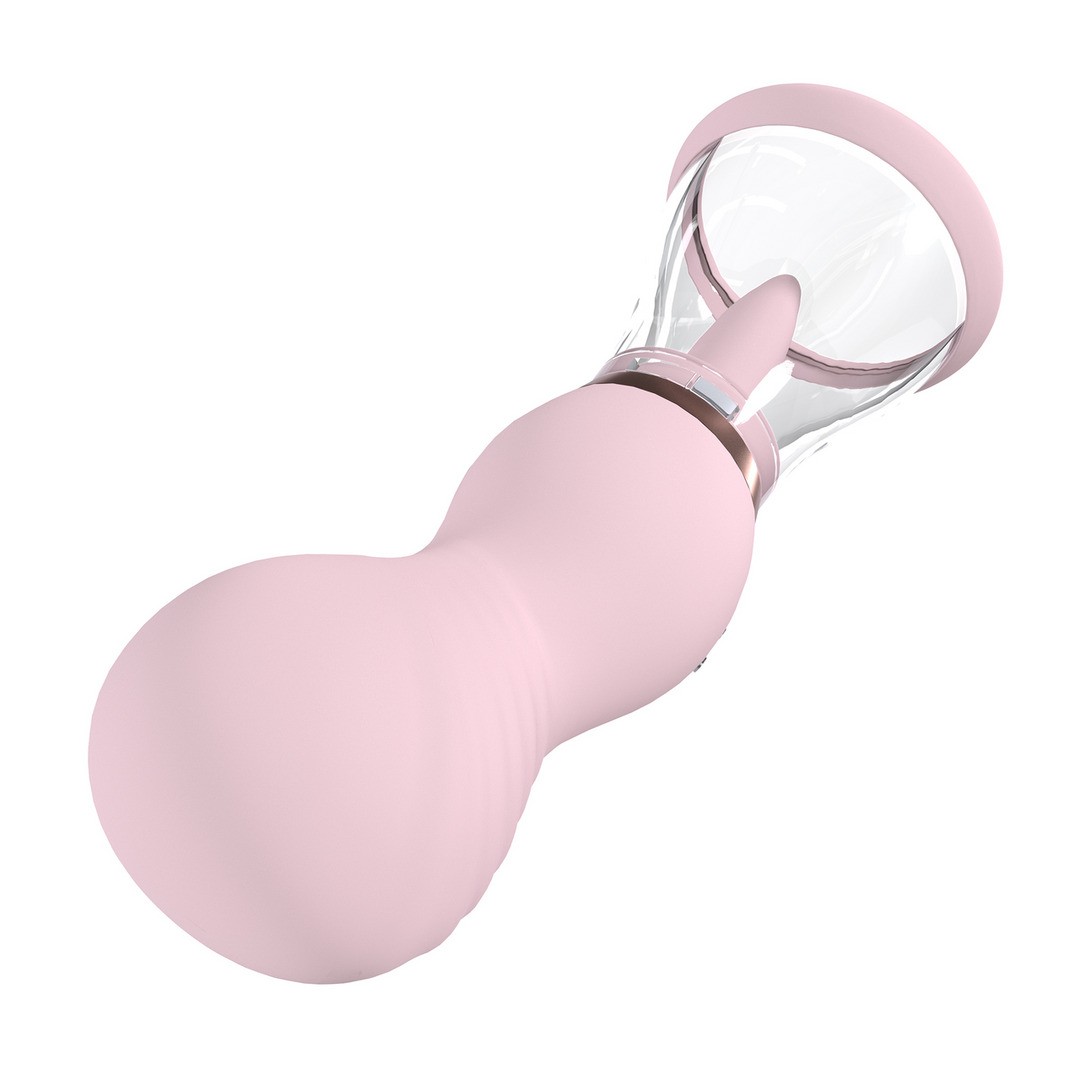 BOMBA RECARGABLE PARA LA VULVA Y EL PECHO SENSUAL ROSA PUMPED - Imagen 3