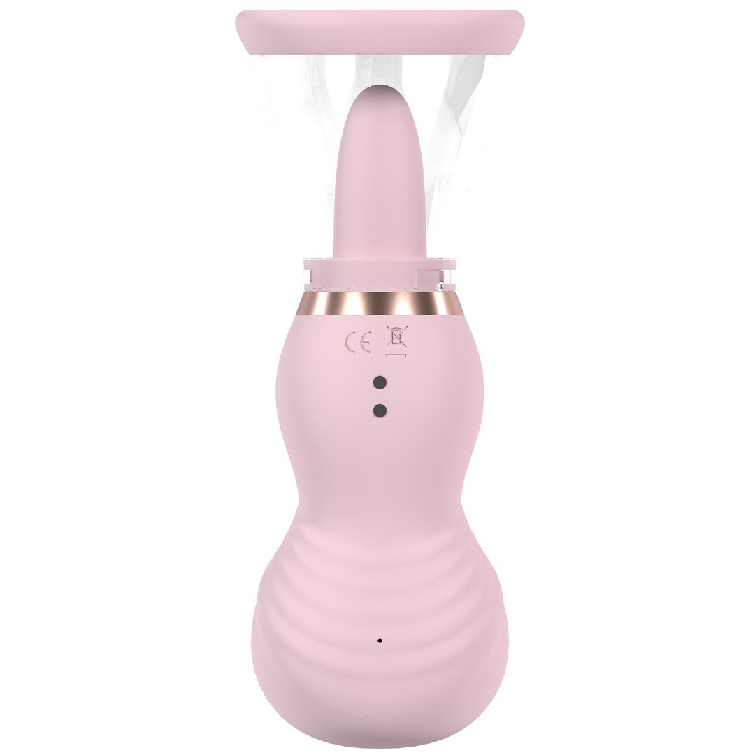 BOMBA RECARGABLE PARA LA VULVA Y EL PECHO SENSUAL ROSA PUMPED - Imagen 4