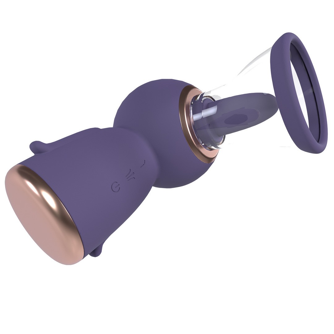 BOMBA PARA LA VULVA Y EL PECHO EXQUISITE MORADO PUMPED - Imagen 3