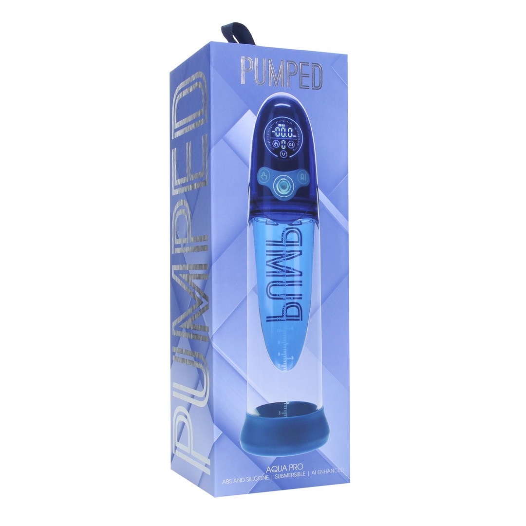 BOMBA AUTOMÁTICA PARA EL PENE CON IA AQUA-PRO AZUL PUMPED - Imagen 5