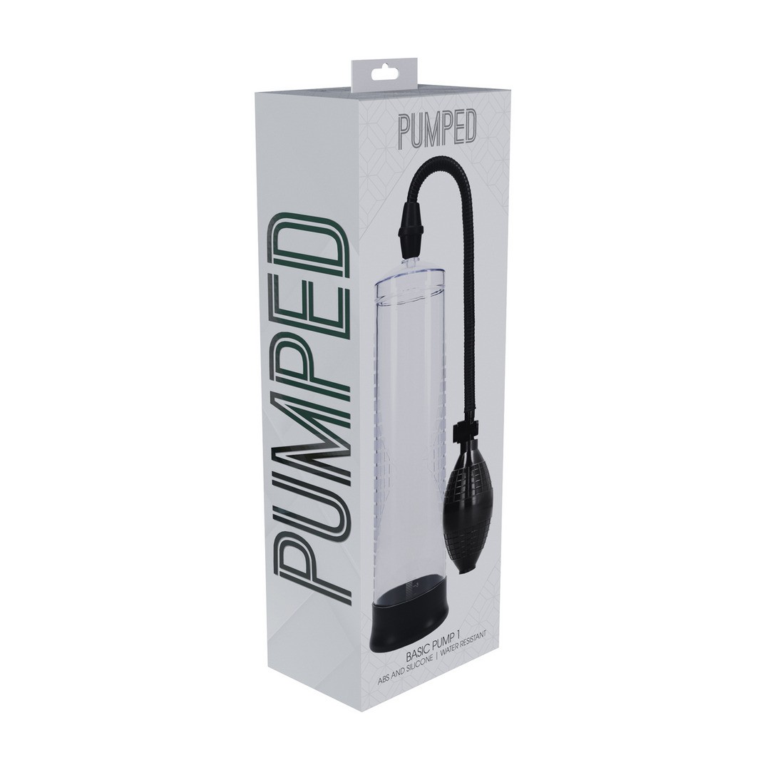 BOMBA PARA EL PENE BASIC PUMP TRANSPARENTE PUMPED - Imagen 3