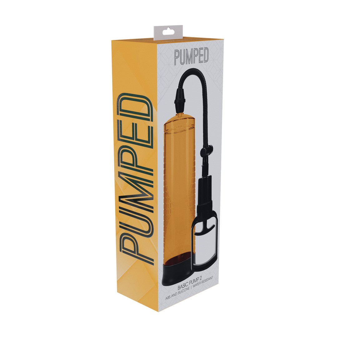BOMBA PARA EL PENE BASIC PUMP 2 NARANJA PUMPED - Imagen 3